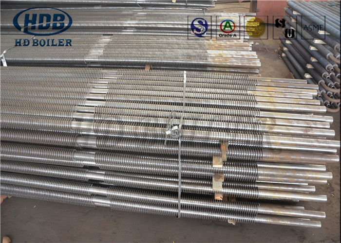 مبادل حراري للغلاية الحلزونية من الفولاذ المقاوم للصدأ ، أجزاء إصلاح الغلايات زعنفة أنبوب ASME قياسي