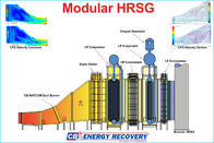 5T -130T نفايات الحرارة HRSG استرداد الحرارة مولد البخار غلاية أنبوب الماء